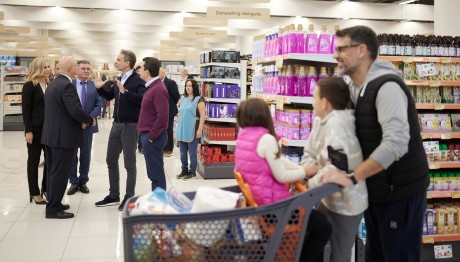 Κυριάκος Μητσοτάκης σούπερ μάρκετ