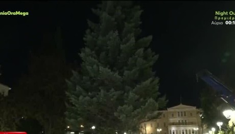 Σύνταγμα: Έτοιμο Να Στολιστεί Το Χριστουγεννιάτικο Δέντρο