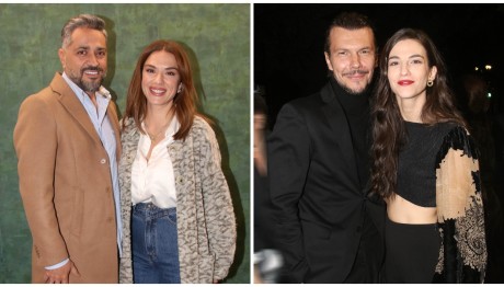 Τα ερωτευμένα ζευγάρια που απόλαυσαν τη Φιλαρέτη Κομνηνού στο θέατρο