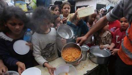 Λωρίδα της Γάζας συσσίτιο