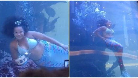 Βίντεο: Γοργόνα Κινδύνευσε Να Πνιγεί Σε Ενυδρείο