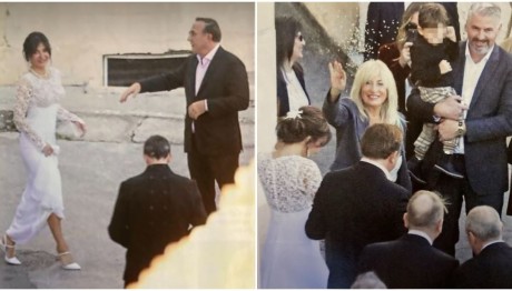 Γάμος Ματσούκα- Κόκκαλη: Η στιγμή που η μαμά της πετά ρύζι στους νεόνυμφους