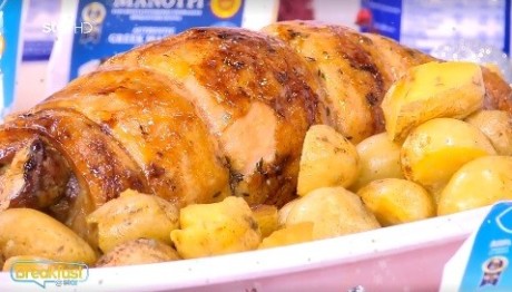 Συνταγή για χοιρινό γεμιστό με μανιτάρια