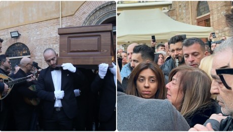 Βασίλης Καρράς: Λύγισε Η Σύζυγός Του - Ο Επικήδειος Λόγος