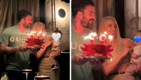 Τούνη: Dinner για τη γιορτή της & τα πρώτα γενέθλια του Πάρη