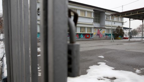 κλειστό σχολείο χιόνι