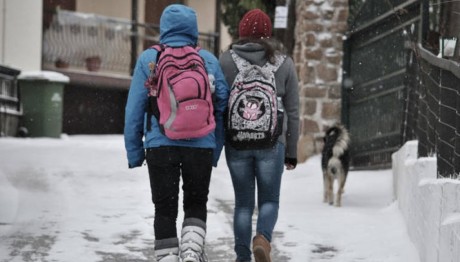 σχολεια χιονι