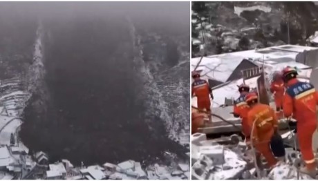 Kίνα: 50 άνθρωποι καταπλακώθηκαν μετά από κατολίσθηση- Τουλάχιστον 2 νεκροί