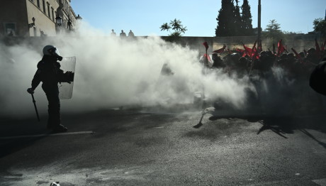 Επεισόδια Στο Κέντρο Της Αθήνας Στο Πανεκπαιδευτικό