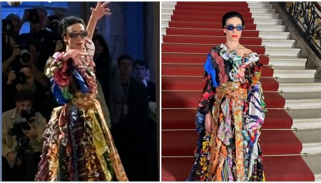 Έλενα Τοπαλίδου: Έκανε πασαρέλα σε fashion show με χορευτικές φιγούρες
