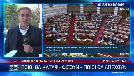 Noμοσχέδιο για ομόφυλα: Ποιοι Θα Απέχουν