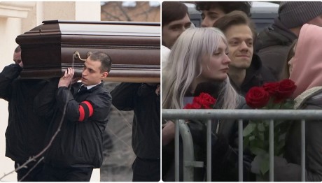 Ρωσία: Πλήθος Κόσμου Στην Κηδεία Ναβάλνι