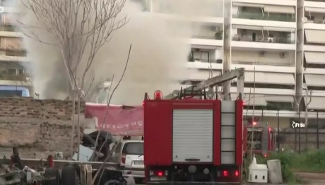 Πατήσια: Φωτιά Σε Παλιό Συνεργείο