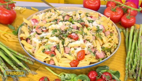 Συνταγή Για Μακαρονάδα Με Ψητά Σπαράγγια