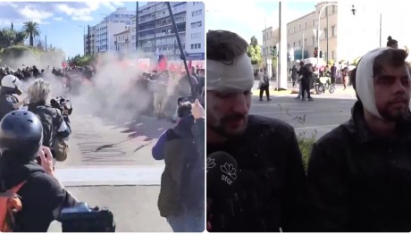 Επεισόδια Σύνταγμα: Επίθεση Αστυνομικών Σε Φοιτητές