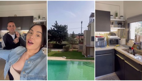 Έλενα Τσαγκρινού - DJ Stephan: Το νέο τους σπίτι με θέα στην πισίνα