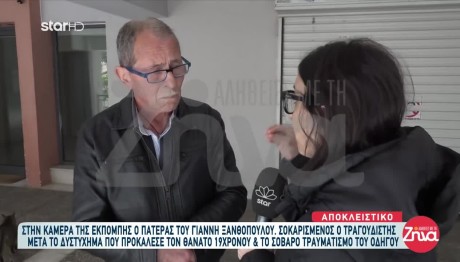 Γιάννης Ξανθόπουλος: Ο Πατέρας Του Μίλησε Για Το Τροχαίο