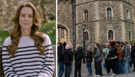 Κέιτ Μίντλετον: Πλήθος Κόσμου Έξω Από Το Ουίνδσορ