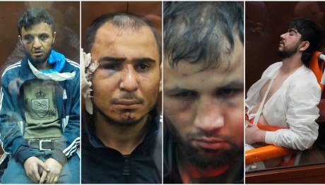 Επίθεση Μόσχα: Προφυλακίστηκαν οι τέσσερις συλληφθέντες