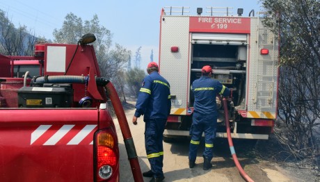 εμπρησμό στον Υμηττό