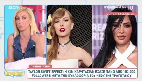 H Κιμ Καρντάσιαν έχασε 100.000 followers μετά το νέο τραγούδι της Σουίφτ