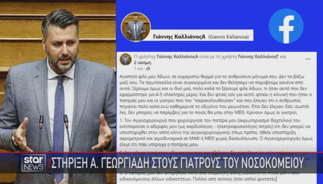 Γιάννης Καλλιάνος ανάρτηση