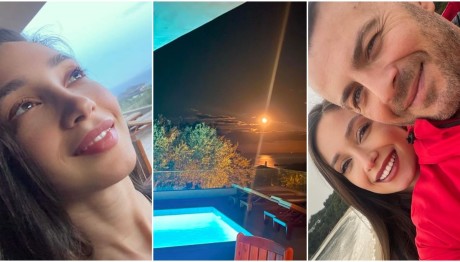 Αγγελόπουλος- Βαμβακούση: Στη Σκιάθο για το πρώτο Πάσχα με την κόρη τους