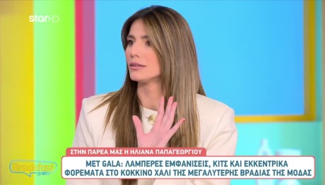 Met Gala: Η Ηλιάνα Παπαγεωργίου Σχολιάζει Λαμπερές Και Κιτς