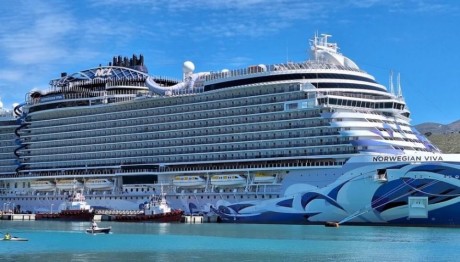 Κεφαλονιά: Στο Αργοστόλι Τo Κρουαζιερόπλοιο Norwegian Viva