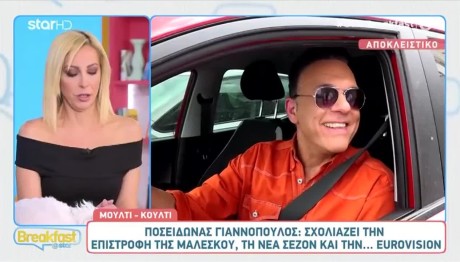 Ποσειδώνας Γιαννόπουλος: Η Eurovision & H Μαλέσκου