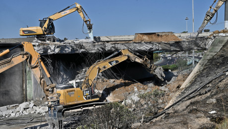Ισθμός: Κυκλοφοριακές Ρυθμίσεις Μετά Την Κατεδάφιση Γέφυρας