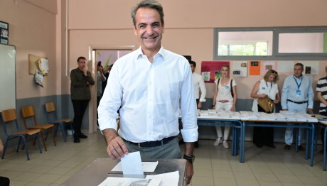 Ευρωεκλογές 2024: Στην Κηφισιά Ψήφισε Ο Μητσοτάκης
