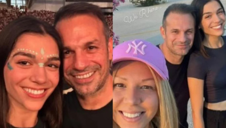 Ντέμης Νικολαΐδης: Στους Coldplay παρέα με την κόρη του και τη σύντροφό του