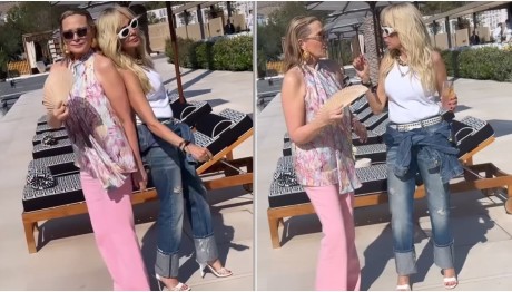 Η στιγμή που η Άννα Βίσση συνάντησε τη Samantha από το «Sex & the City»