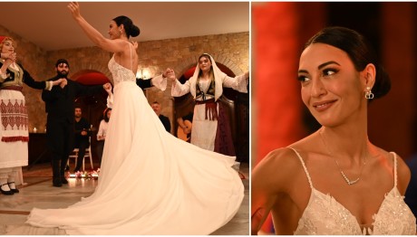 Ευγενία Σαμαρά: Οι νέες φωτογραφίες της με «νυφικό» στο κρητικό γλέντι