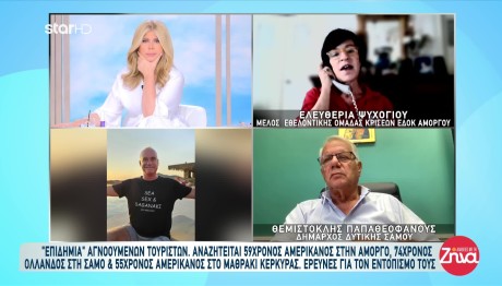 Εξαφάνιση: Τρεις Τουρίστες Αγνοούνται Σε Νησιά