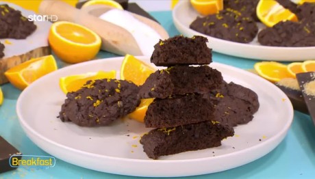 Συνταγή για μπισκότα μπράουνις με πορτοκάλι