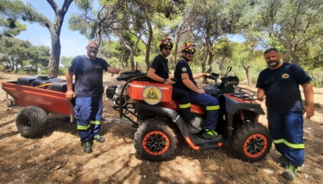 Σαρακάκης: Στο πλευρό των εθελοντών Πολιτικής Προστασίας ΒΑ Υμηττού 