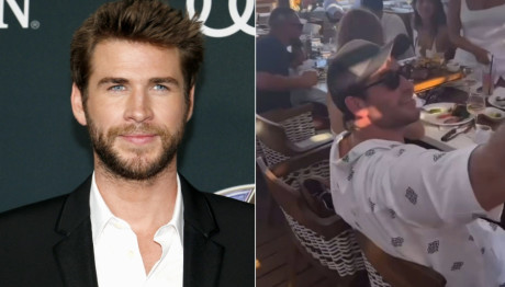 Λίαμ Χέμσγουορθ: Διασκεδάζει σε εστιατόριο της Μυκόνου