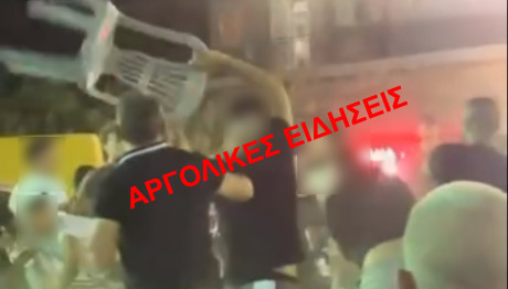 καρεκλοπόλεμος σε πανηγύρι