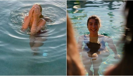 Οι βουτιές της «γοργόνας» Χρύσας Μιχαλοπούλου