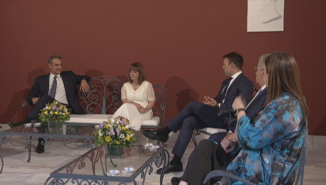 Μητσοτάκης Κασσελάκης στο προεδρικό