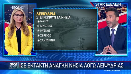 Λειψυδρία: Σε έκτακτη ανάγκη νησιά