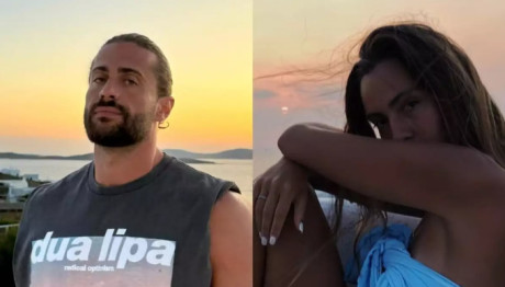 Βασάλος - Παπαγεωργίου: Ποζάρουν Με Φόντο Το Ηλιοβασίλεμα