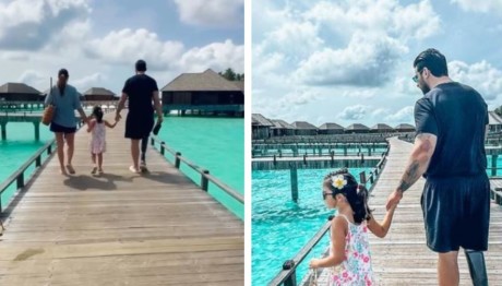 Χατζίδου - Παύλου: Οικογενειακώς στις Μαλδίβες