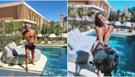 Αθηνά Οικονομάκου: Απαθανατίζει τον σύντροφό της στις διακοπές τους στη Χίο