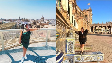 Δανάη Μπάρκα: Road trip στην Ανδαλουσία - Μας «ταξιδεύει» στη Σεβίλλη