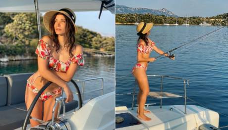 Κατερίνα Γερονικολού: Για ψάρεμα στο Μεγανήσι