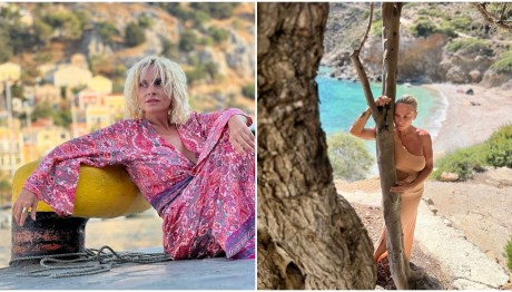 Ελεωνόρα Ζουγανέλη: Το καλοκαίρι της σε Σύμη και Λειψούς