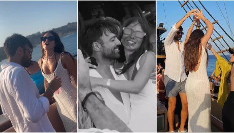 Aνδρέας Γεωργίου - Σιμώνη Χριστοδούλου: Το pre-wedding party σε ιστιοφόρο